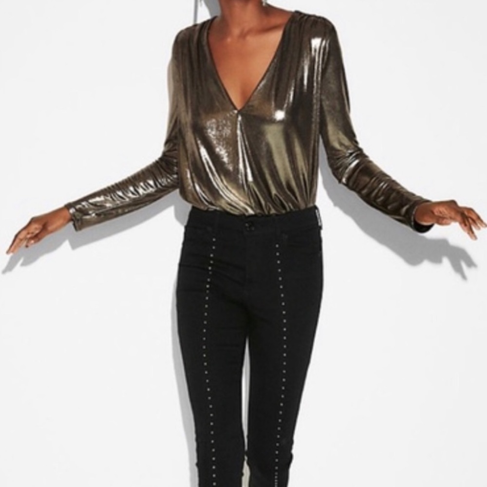 Gold Metallic Bodysuit